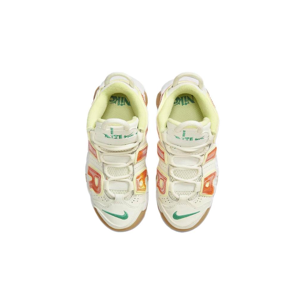 Nike Air More Uptempo Амортизация Термосредний верх Детские Баскетбольные Кроссовки Белый Детские FB7704-100