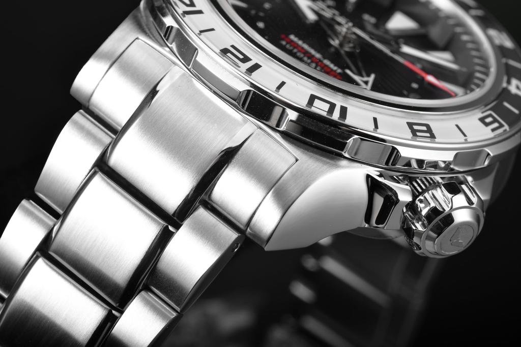 Часы IWAWP MARINE GMT Механические Автоматический Подзавод Лимитированная серия 188 штук Серебристые [Kentex] S820X-01 Мужские