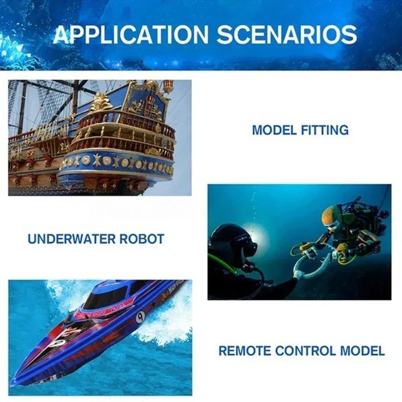 12-24V DIY Ship Model Brushless Motor Underwater Propeller Motor for RC Boat AUV Thruster
