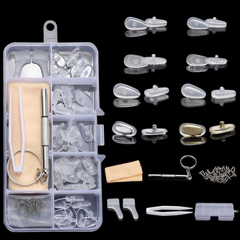 Replaceable Precision Screw Sets Antiskid Glasses Repair Tools Eyeglass Repair Kit Household