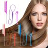 4-piece Hair Tool Set Rat Tail Fine Tooth Comb Braiding Tool Bun Maker Braiding Tool Hair Elastic Band Remover