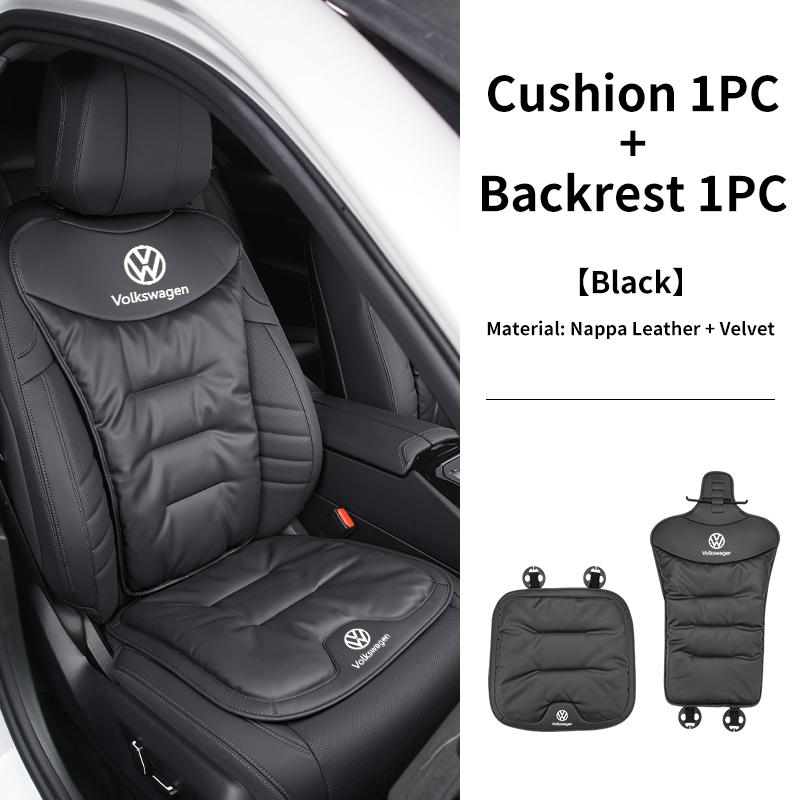 Car Seat Soft Velvet Cushion Plush Non-slip Cover Front Rear Seat Cover For Volkswagen VW Golf 4 6 7 GTI Tiguan Passat B5 B7 MK5 zf9