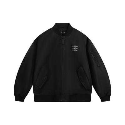 Мужская куртка свободного кроя серии Li Ning Sports Lifestyle с логотипом и воротником-стойкой для бейсбола AJDV325-1