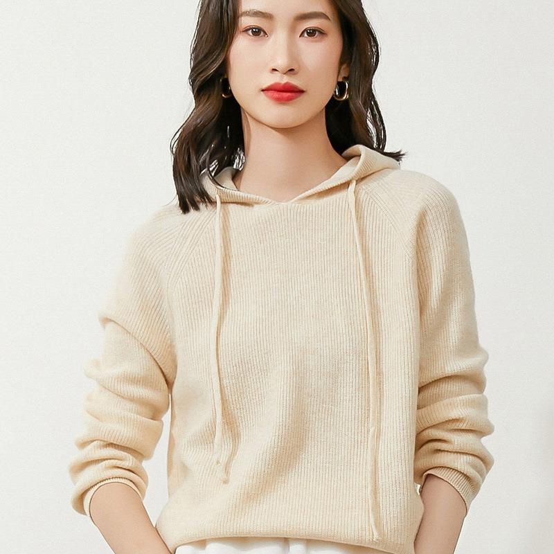 Women S Loose Fit Hooded Sweatshirt Casual Pullover Autumn Winter
