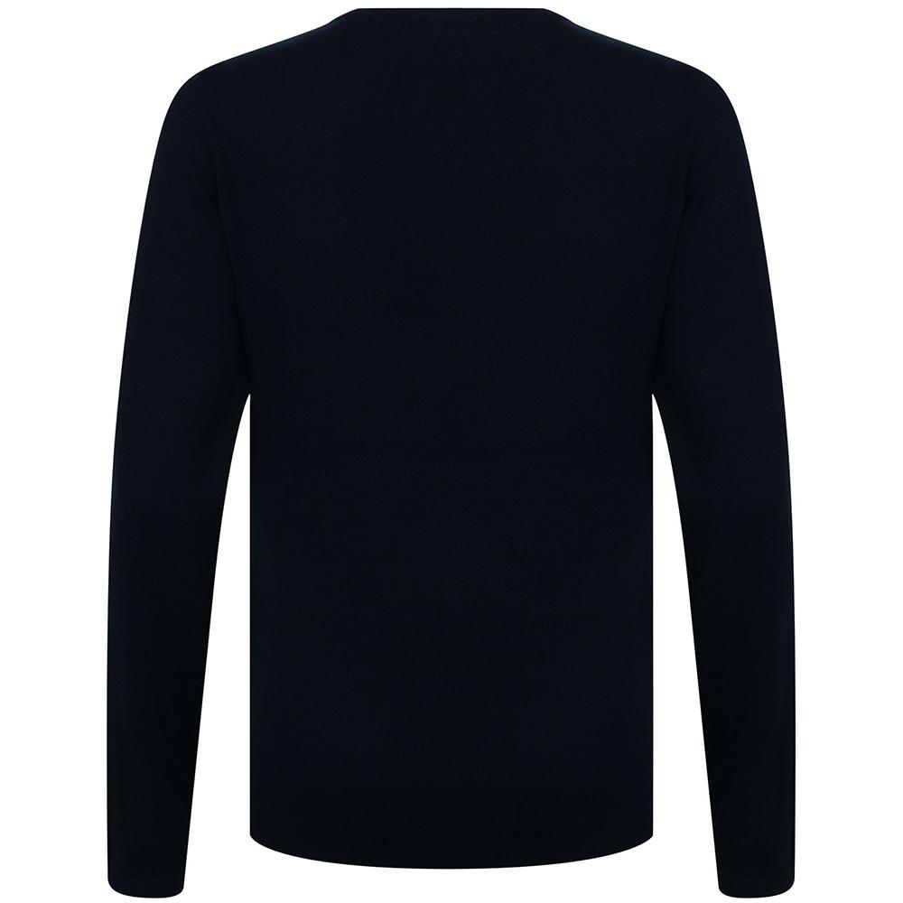 Henbury Женский/женский джемпер/толстовка с v-образным вырезом тонкой вязки 12 калибра