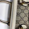 [Pre-Owned] Gucci Horsebit 1955 Mini Top Handle Bag 'GG Supreme/White' - Fair #1BSHVTV
