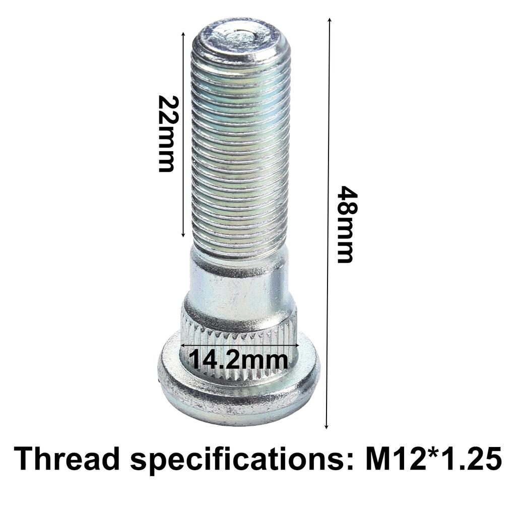 Car Accessories Wheel Hub Bolt Stud Car Stud Nut SET M12*1.25 28365FE001 Wheel Hub Bolt For Forester 2009-2019