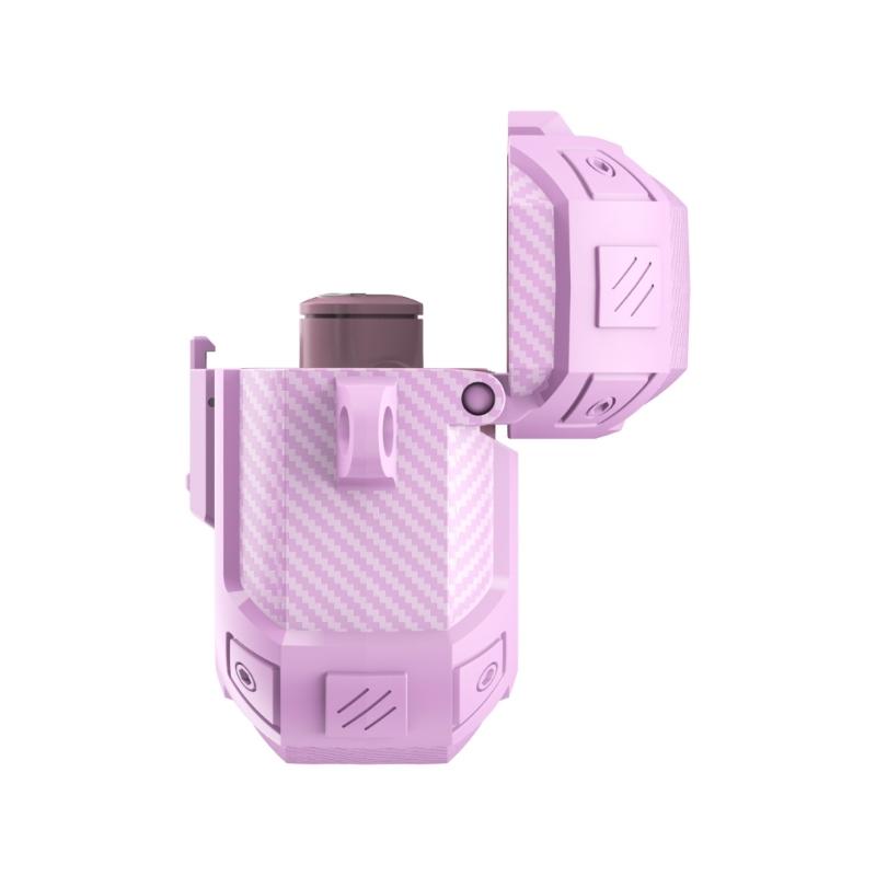 Shockproof Protective Case for Studio Buds/+ Earbuds Shell Guard with Secure Lock Design and Carabiner Keychain