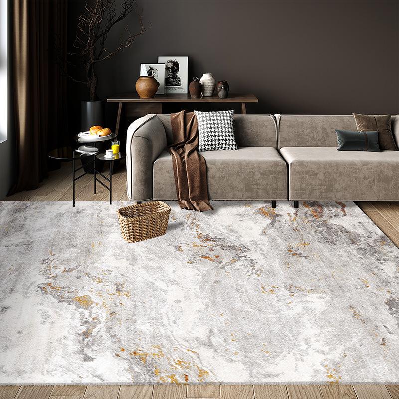 Главная Печатный диванный ковер Геометрический прямоугольный скандинавский печатный ковер Минималистский ковер