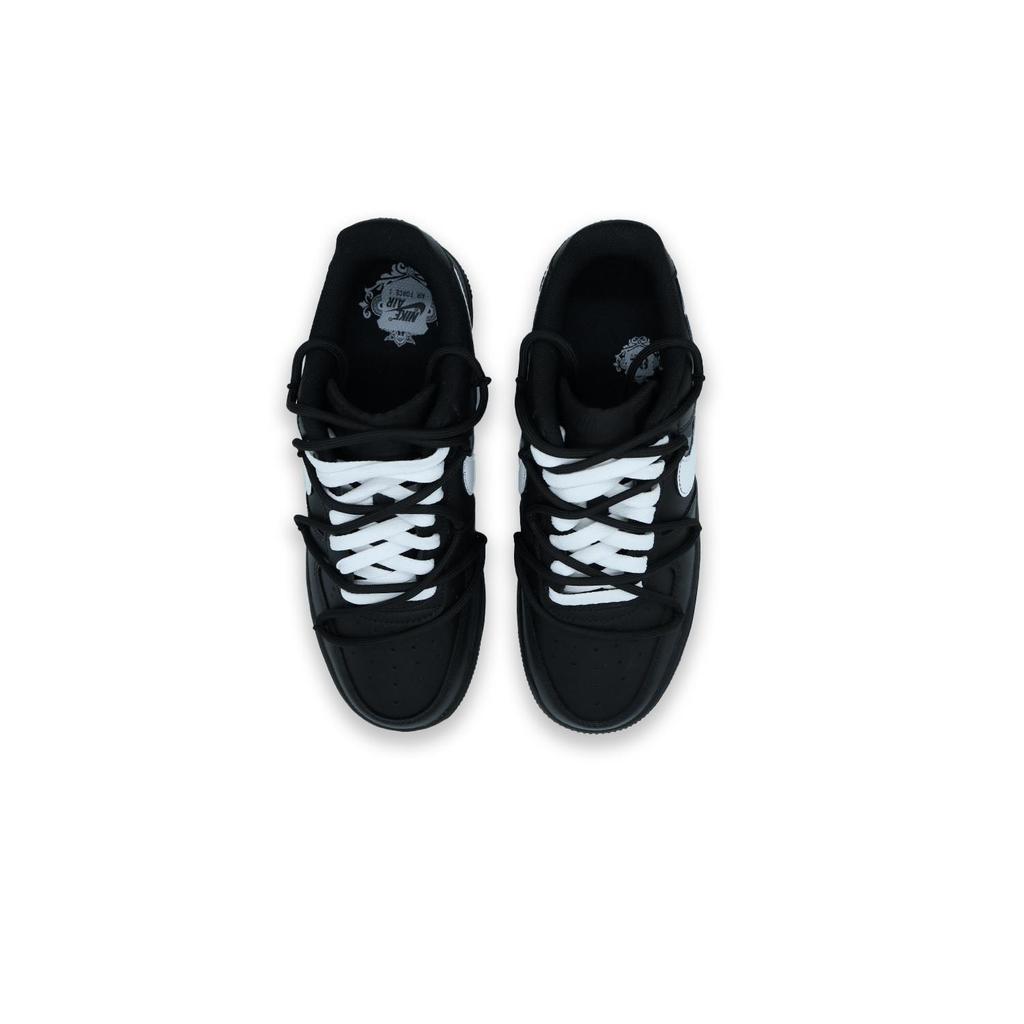 Nike Nike Air Force 1 Низкие Скользкие Кеды для Скейтбординга Унисекс Черно-Белые CW2288-001(Команда396-)