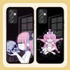 M-Menhera Chan Комикс Чехол для телефона Samsung S24 Ultra S23 S22 S20 Fe S21 Plus A54 A34 A24 A53 A13 A16 Стеклянная задняя крышка