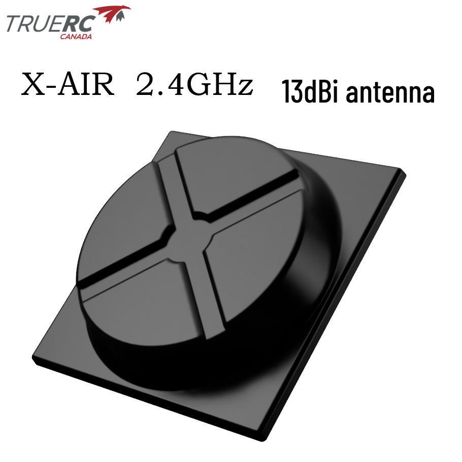TRUERC X-AIR 2.4GHz Receiver Antenna, 13dBi High Gain, Dual-Band, Compact, Omnidirectional
