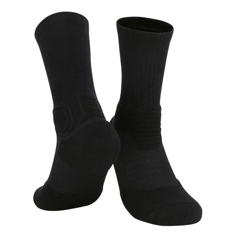 Basketball Socks Men'S Professional Thickened Towel Bottom Non-Slip Sweat-Absorbing Medium Tube Socks Elite Socks High-Top Sports Socks