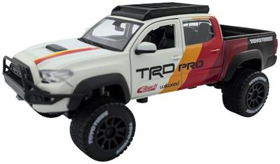 Maisto Масштаб 1/27 Toyota Tacoma TRD Pro Белый/Красный/Черный Готовая модель MS32546TRD