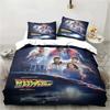 Retro Back To The Future Classic Movie Bedding Set Bed 2/3piece set Single Double Bed Queen Size King Quilt Cover Boy Gift