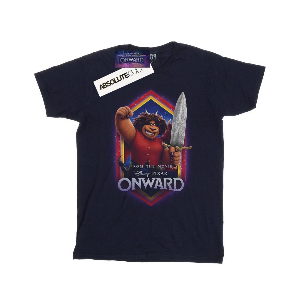 Disney Mens Onward Corey Manticore Crest T-Shirt