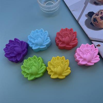 5 шт., силиконовая форма для свечей с цветами, ручная работа, 3D роза, мыло, пластырь, смола, форма для выпечки торта, инструмент для украшения кухни, вечеринки