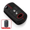 Силиконовый чехол-накладка для складного ключа автомобиля для Land Rover Range Rover Sport LR3 Discovery 3 Защищенный держатель брелока Аксессуары