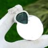 Memorial Day Deal Sterling Silver Natural Solar Moss Agate Bezel Pendant Jewelry