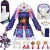 Genshin Impact Yunjin Cosplay Costume Genshin Yun Jin Cosplay Outfits Women Wig Long Hair For Pary Costumes