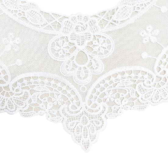 2 шт. вышитый воротник кружевная отделка аппликация женский ажурный вырез для DIY