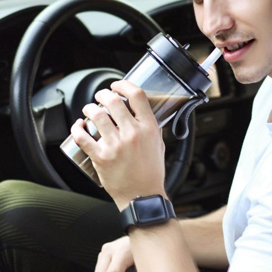 420/600 мл портативная двойная соломинка, отдельная бутылка для питья, воды, подарок для пар