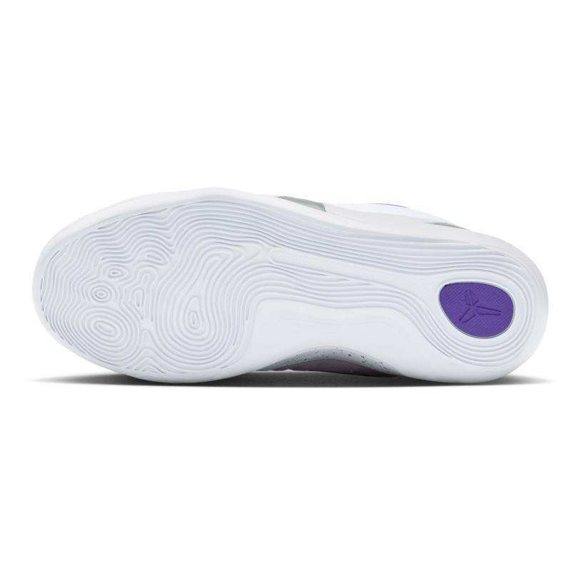 Nike Кроссовки Kobe 9 EM TB GS Lakers Home Детские Белые Суд-Фиолетовый FV3607-101