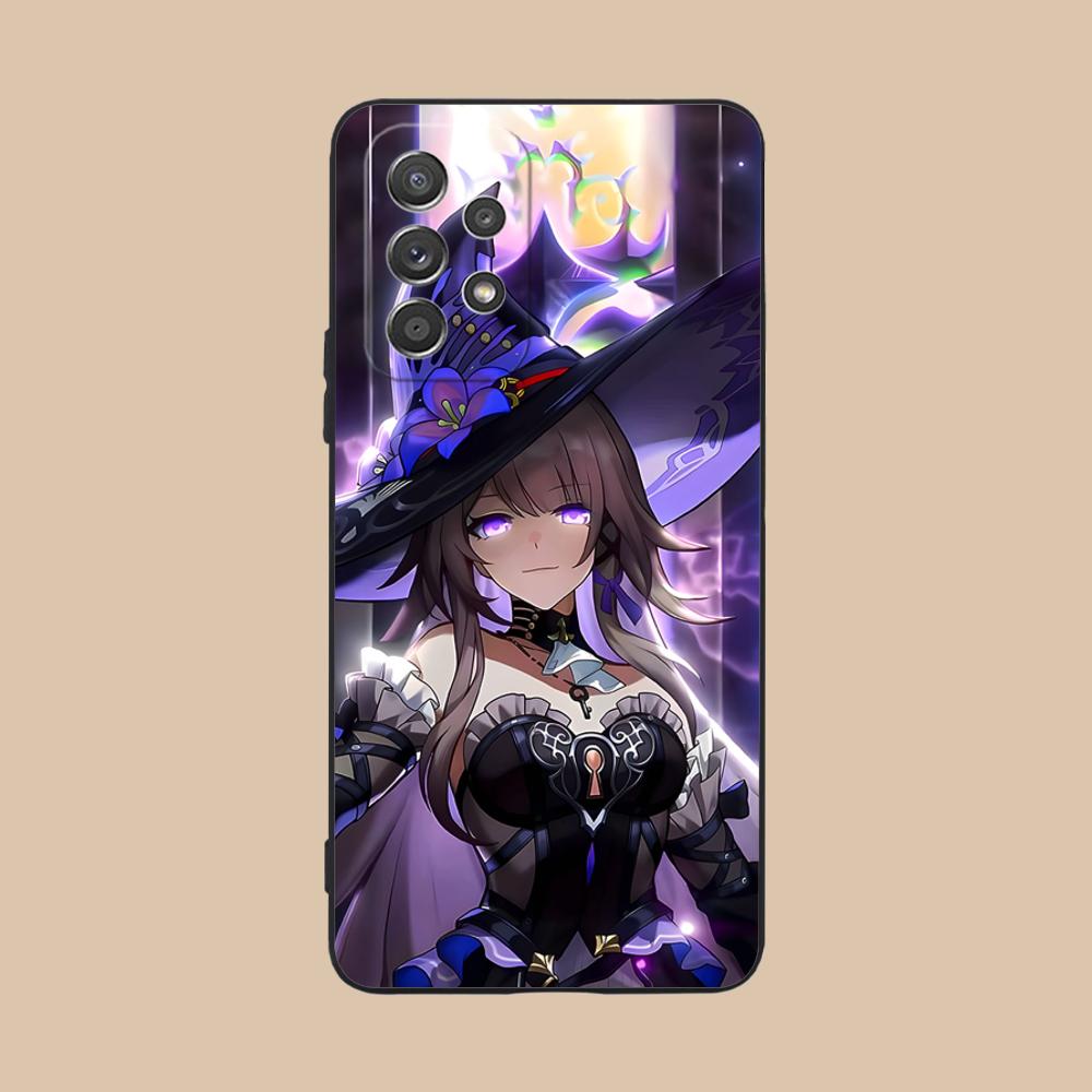 HSR Herta Матовый ТПУ Чехол для Мобильного Телефона для Samsung Galaxy A56 55 54 53 52 51 36 35 34 23 16 15 5G Цветной Чехол