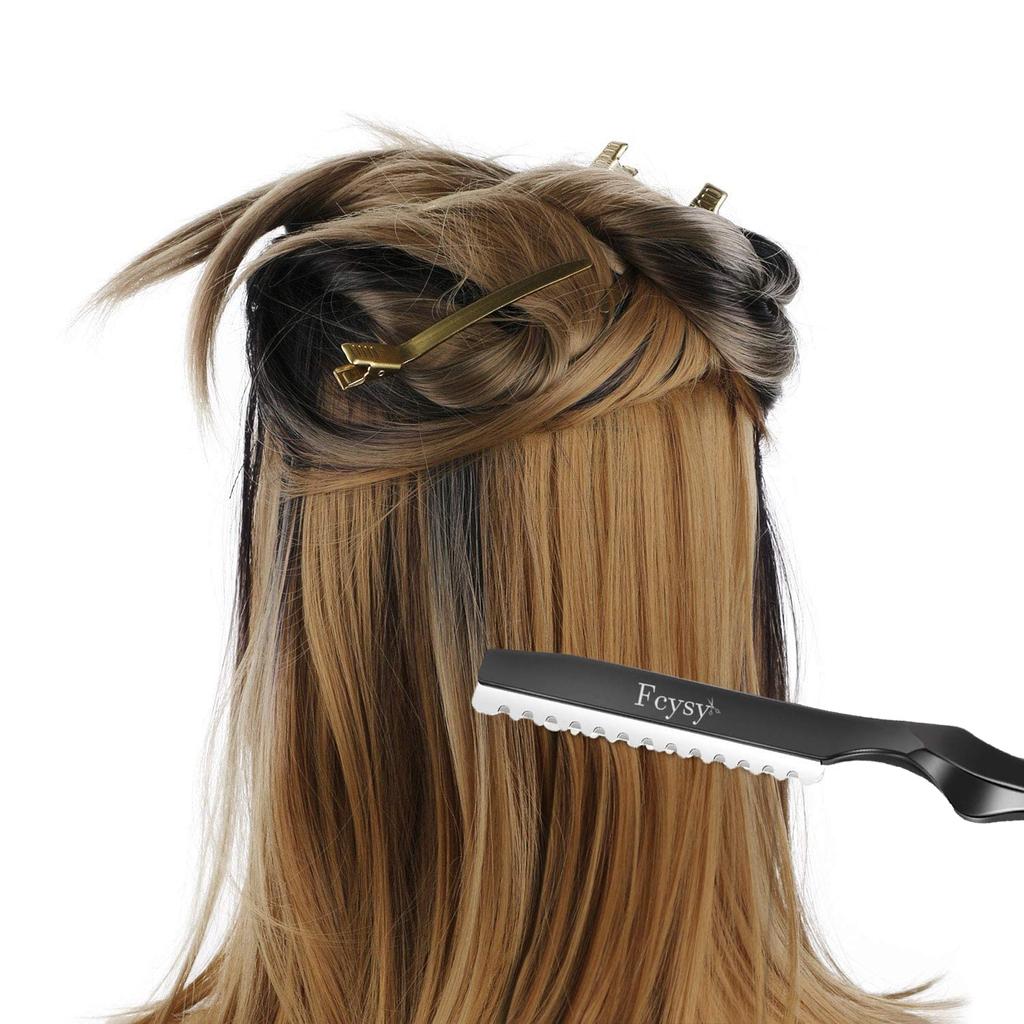 Ножницы для стрижки волос Ножницы для филировки волос Fcysy Профессиональные парикмахерские ножницы Ножницы для стрижки волос Черные ножницы для сглаживания волос Прямые