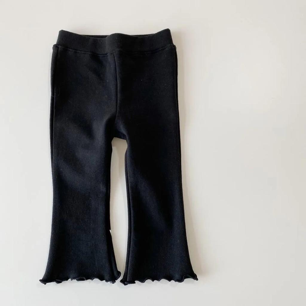 Детские летние брюки, милые плиссированные шифоновые брюки, повседневные свободные тонкие восьмиточечные брюки для девочек