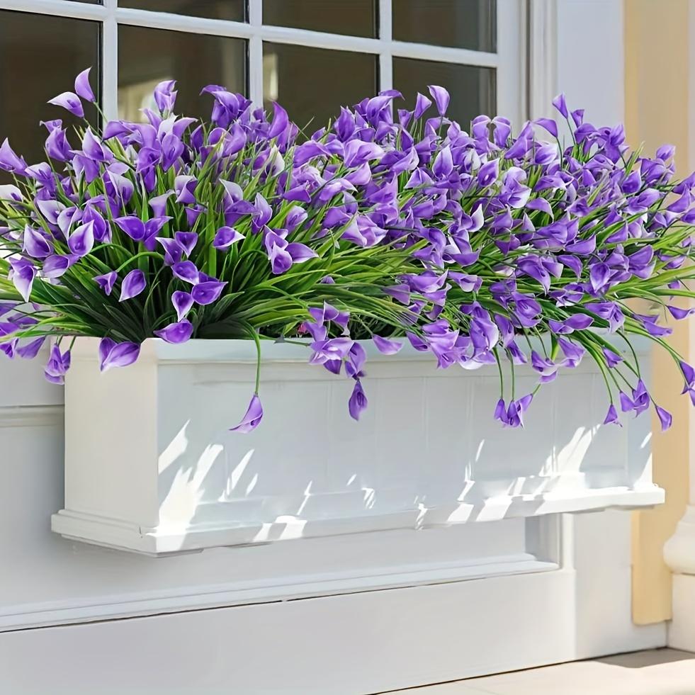 Искусственные тюльпаны, яркие смешанные цвета - реалистичные пластиковые цветы для внутреннего и наружного декора, отлично подходят для декора дома, крыльца и кладбища