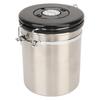 Airtight Stainless Steel Coffee Bean Container Coffee Canister Kitchen Food Storage Container with