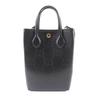 Pristine GUCCI Shoulder Bag GG Super Mini Bag 2way Leather black leather Women Used