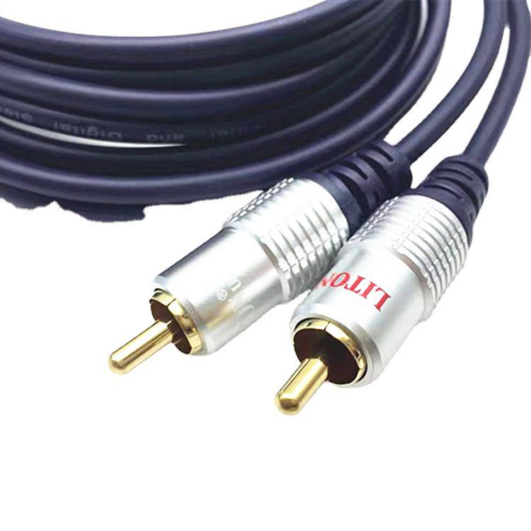 Аудиокабель 1,8 м, двойной 2RCA на 2RCA - 4-контактное подключение для компьютерного аудио