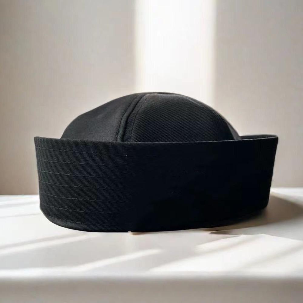Blue Striped Navy Hat Y2K Beret Hat Korean Captain Hat  Spring
