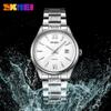 Часы мужские простые повседневные кварцевые часы 30 м водонепроницаемые часы из нержавеющей стали с календарем деловые мужские часы