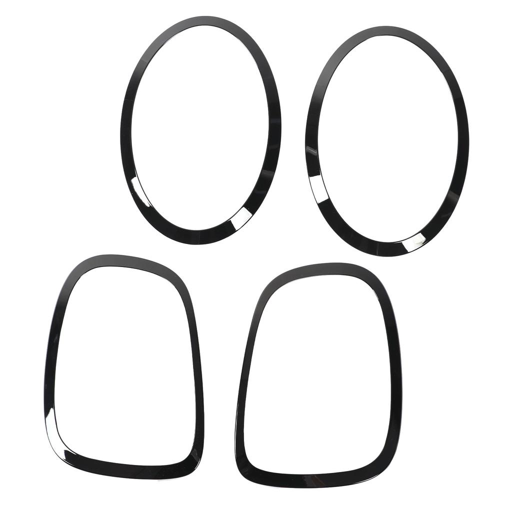 Glossy Black Headlight Taillight Surround Cover Trims for F55 F56 F57 One Cooper S JCW 2014+
