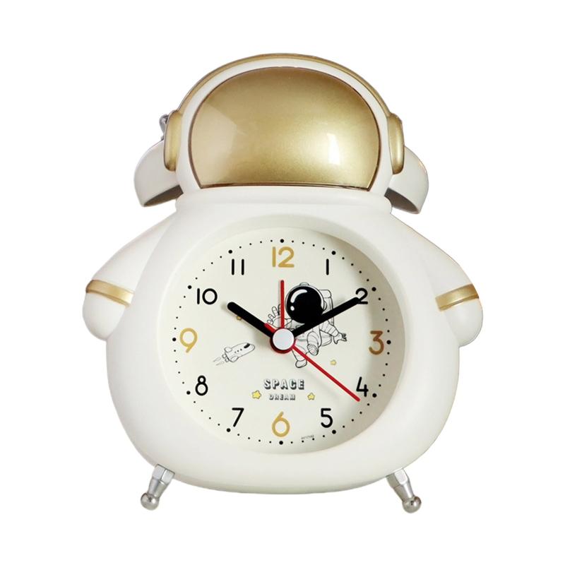Креативный будильник «Астронавт», бесшумный, не тикающий, прикроватные часы на батарейках, украшения для спальни, для дома, для детей, для мальчиков, на день рождения