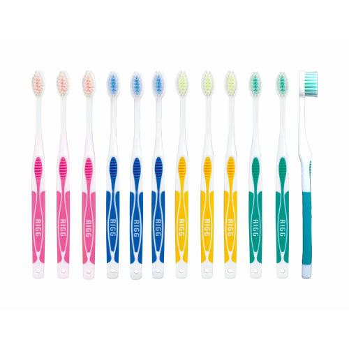Ebisu Rig Mountain Toothbrush, Regular, 12-Pack