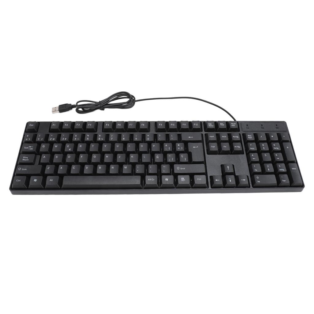 K1800 Minority Language Keyboard 104 Keys 4.2ft Cable Ergonomic Design USB Wired Gaming Keyboard