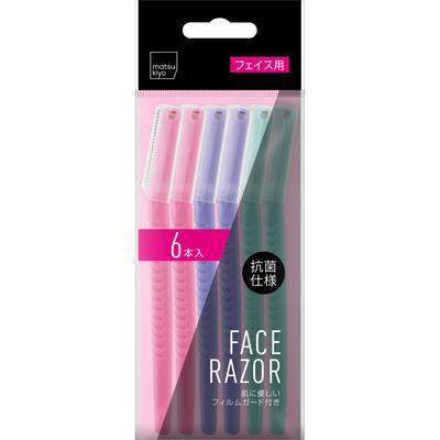 Бритва для лица 6P одноразовая для женщин Женские бритвы Нанесите крем или хорошо взбитое мыло на область бритья. Одноразовые для женщин