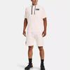 Under Armour Rival Signature Sports Casual Short Sleeve Hoodie Men Hoodies White 1366365-112
