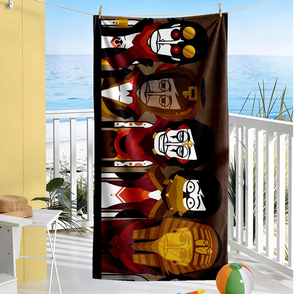 Incredibox Beach Towel Super Soft Microfiber Quickdry Fabric Comfortable Lightweight Suitable for Swimming, Gym, Camping, Yoga Vacation