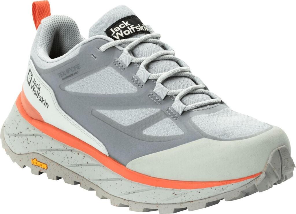 Women's Trekking Shoes Jack Wolfskin Terraventure Texapore Low (4051631) Silver Grey