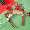 1PC Gift LED Light Headband Christmas Snowflake Lightening Christmas Trees Hair Band New Years