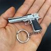 Сплав 1:Брелок для ключей Пистолет Desert Eagle 4-го масштаба Мини-модель игрушечного пистолета Для взрослых и детей Рождественский подарок Металлический брелок