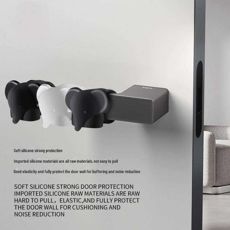 Силиконовый противоударный стопор дверной ручки для ванной комнаты
