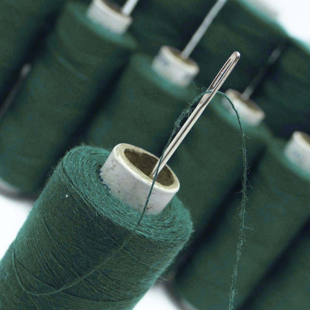 Зеленая ручная машина 20 шт. Оптовая продажа полиэфирной нити для квилтинга