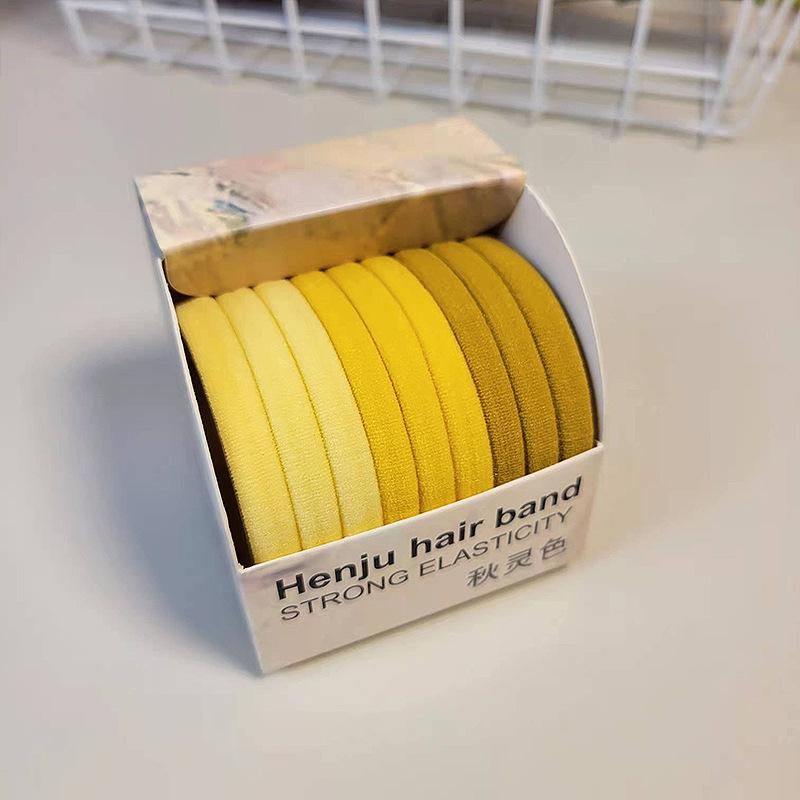 Высокоэластичные женские толстые бесшовные резинки для волос - прочный корейский стиль