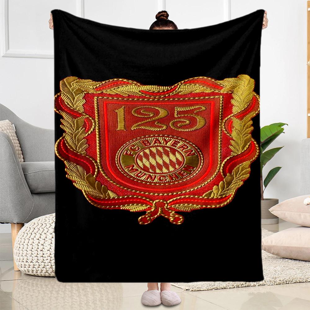 Bayern Munich Blanket Ultra-Soft Suitable for Seaside Bedding Office Chair Four Seasons Universal Digital Print Perfect Gift for Relatives and Friends